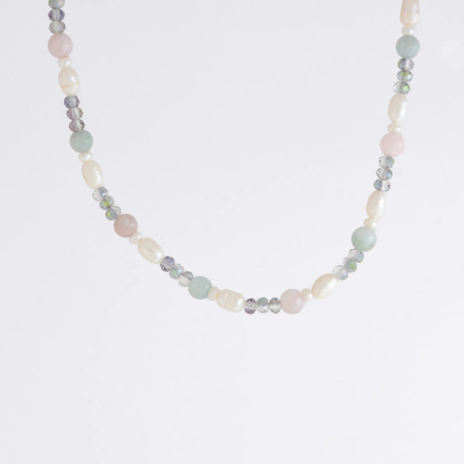 Pearl and glass beaded bracelet