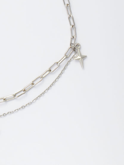 Layered Paperclip Chain Choker – Teddy Bear Nostalgia