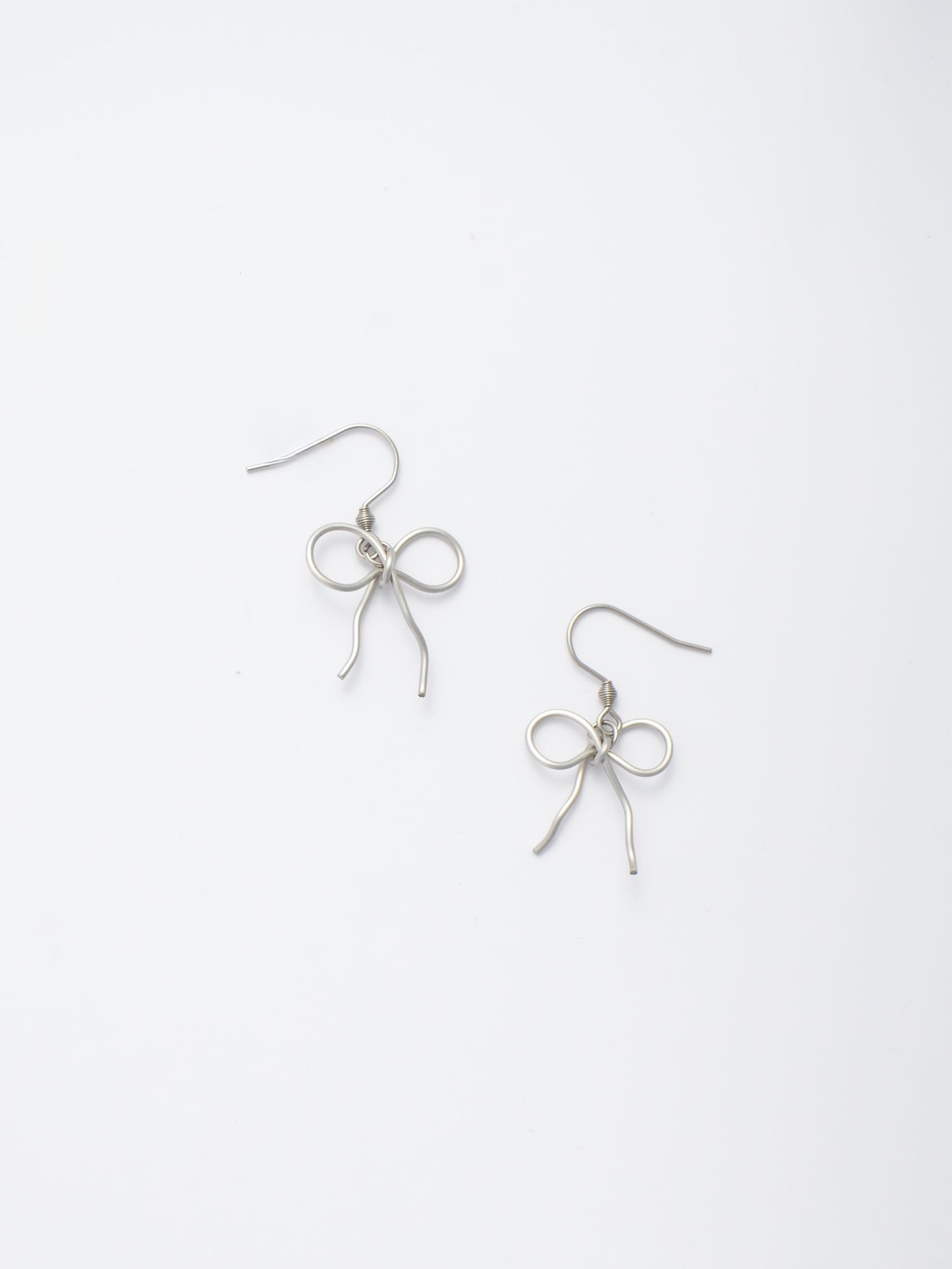 Ribbon Bow Drop Earrings