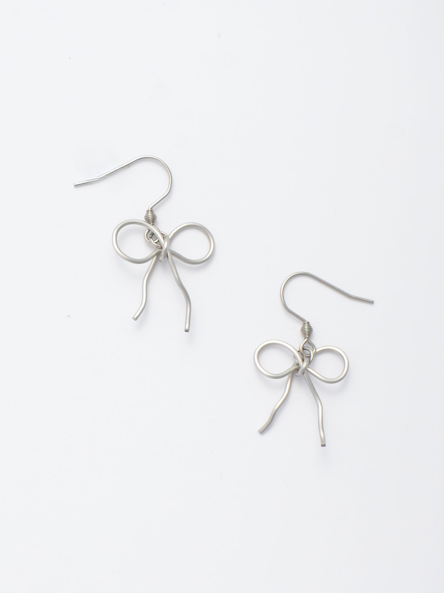 Ribbon Bow Drop Earrings