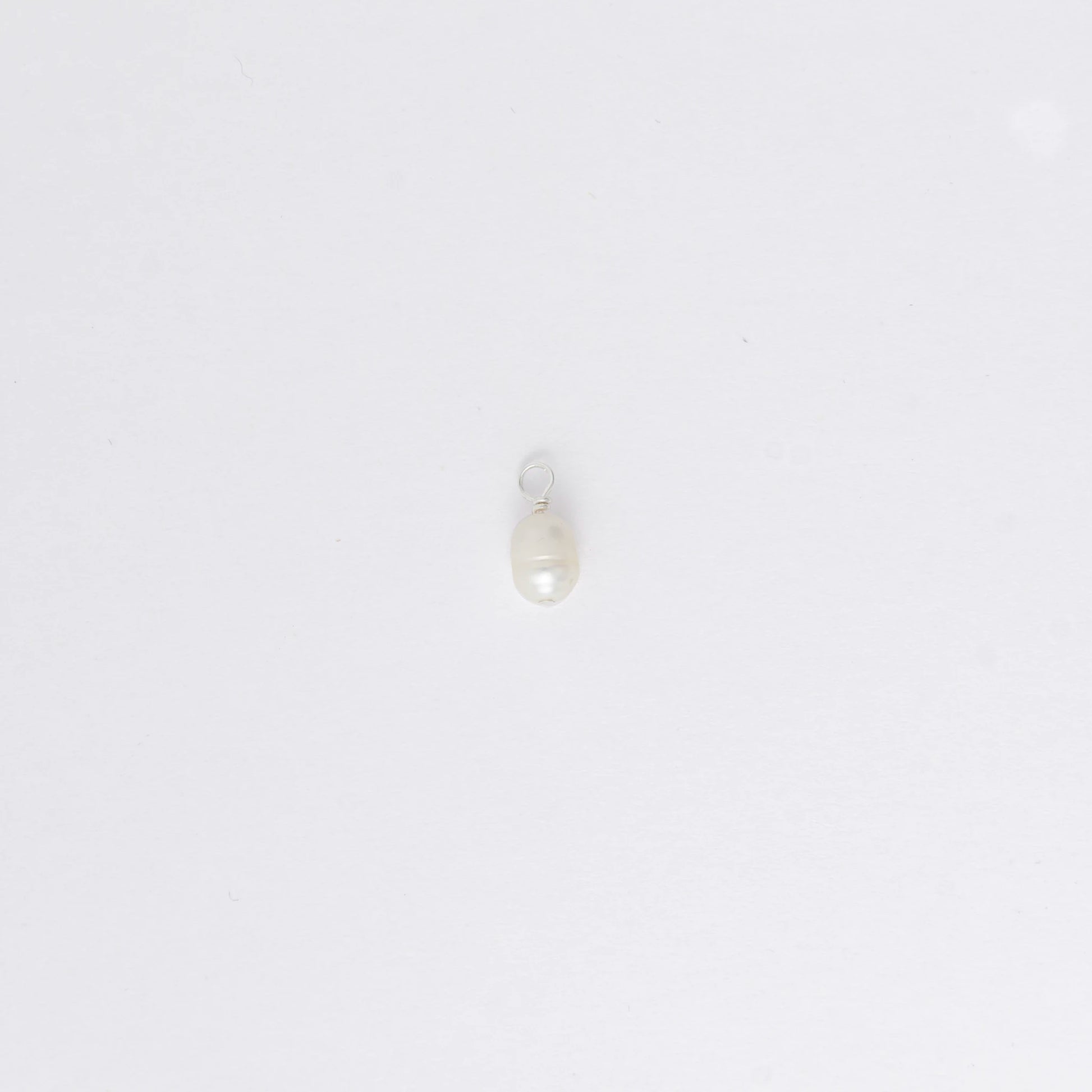 Pearl pendant on a white background