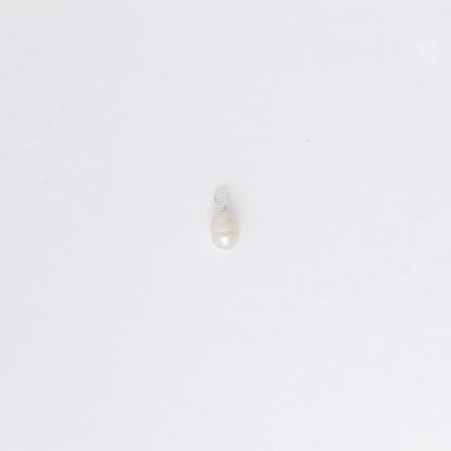 Pearl pendant on a white background