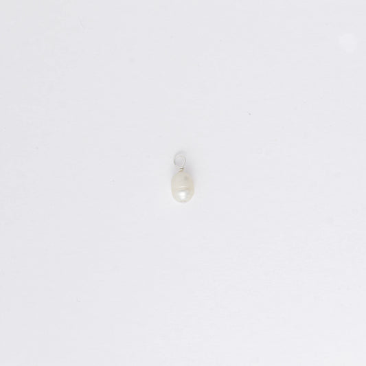 Pearl pendant on a white background
