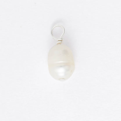 Pearl pendant on a white background